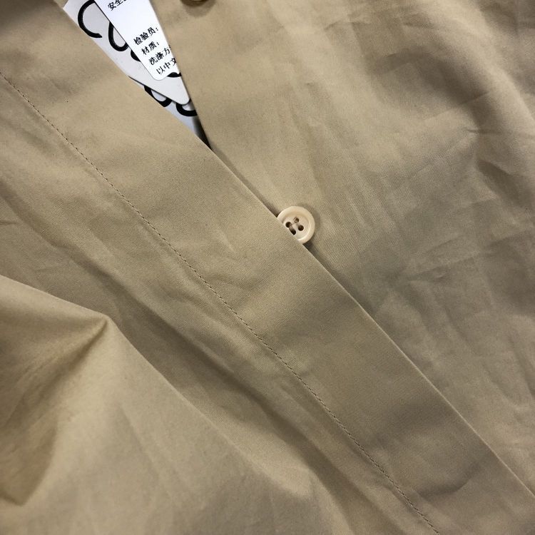 Loewe Loewe Beige Cotton Button Up Shirt Size 34 Size XXS / US 00 / IT 34 - 7 Thumbnail