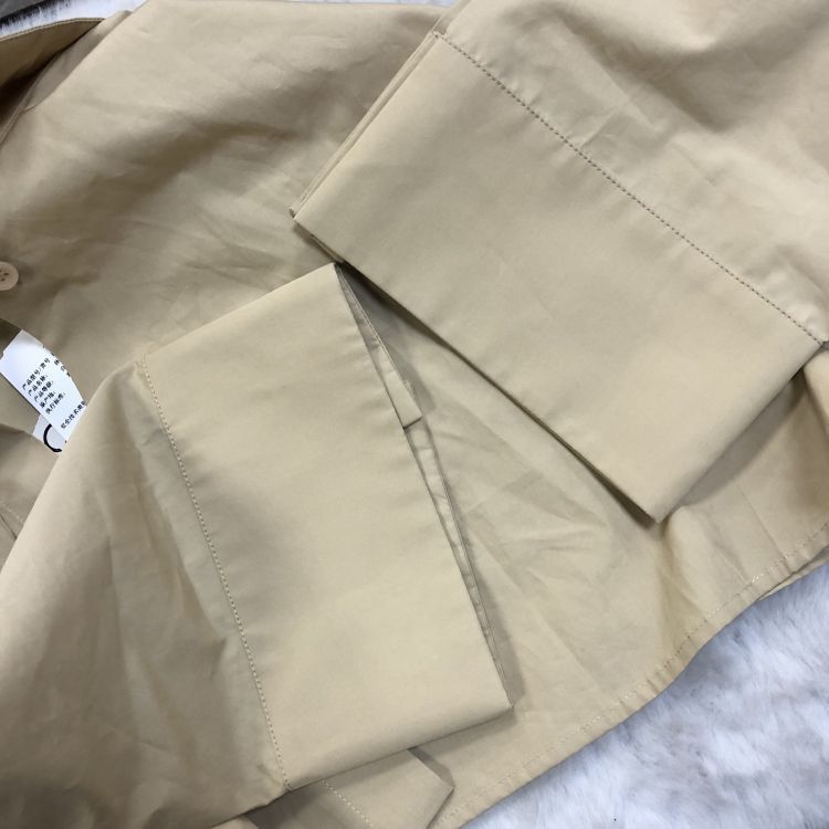 Loewe Loewe Beige Cotton Button Up Shirt Size 34 Size XXS / US 00 / IT 34 - 8 Thumbnail