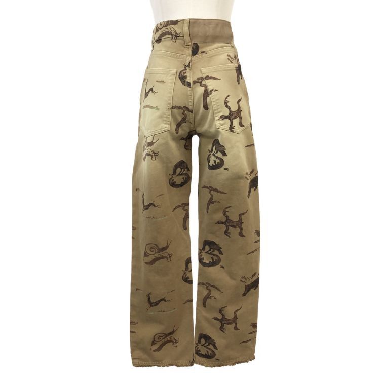 Loewe Loewe Animal Print Pants Size 34 Size 24" / US 00 / IT 34 - 2 Thumbnail
