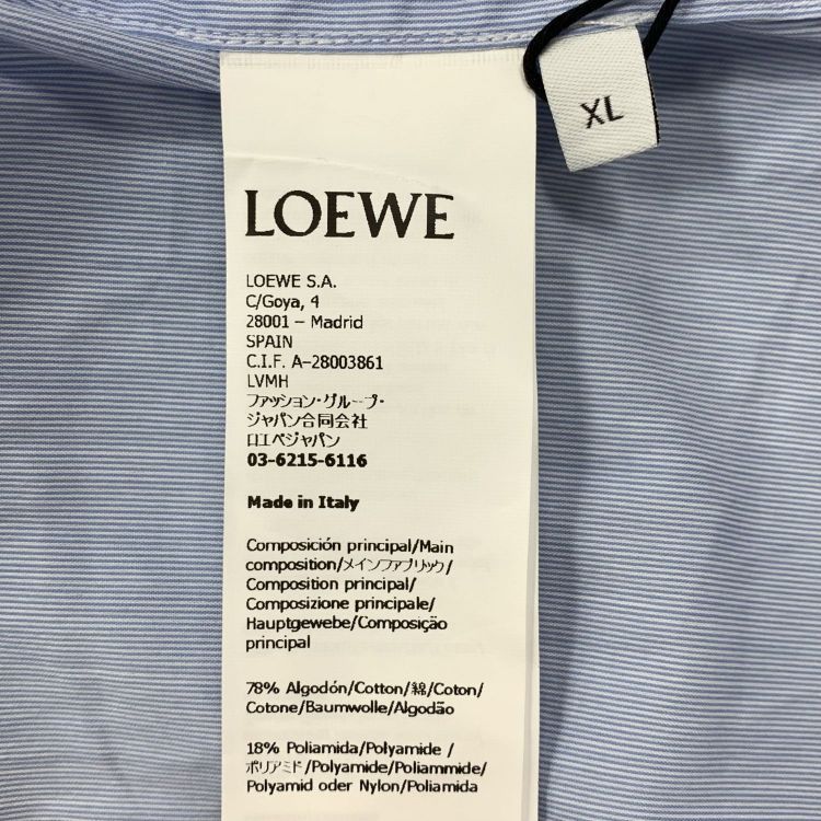 Loewe Loewe Panel Cotton Shirt XL Size US XL / EU 56 / 4 - 4 Thumbnail