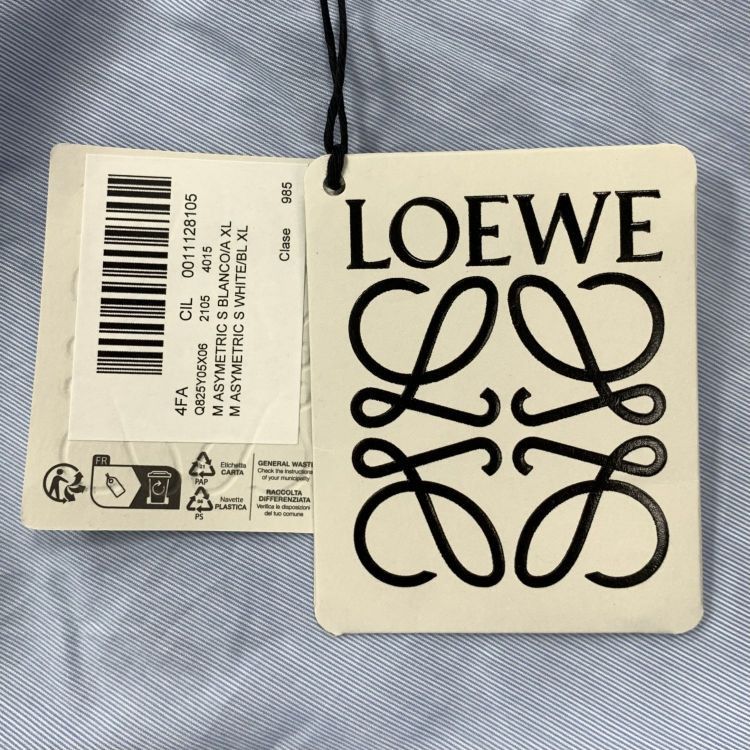 Loewe Loewe Panel Cotton Shirt XL Size US XL / EU 56 / 4 - 5 Thumbnail