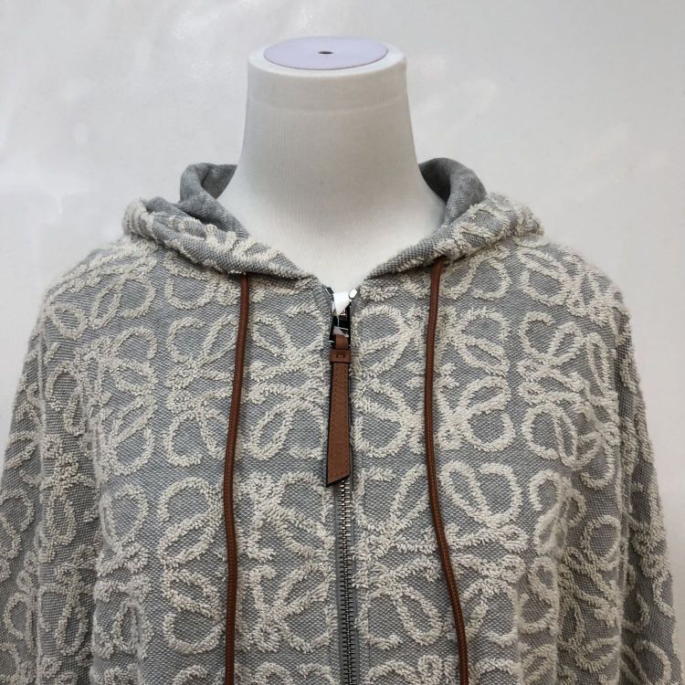 Loewe LOEWE Anagram Jacquard Zip Hoodie Size S Size S / US 4 / IT 40 - 5 Thumbnail