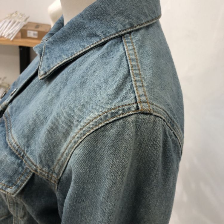 Loewe Loewe Contrast Denim Jacket Size 36 Size XS / US 0-2 / IT 36-38 - 8 Thumbnail