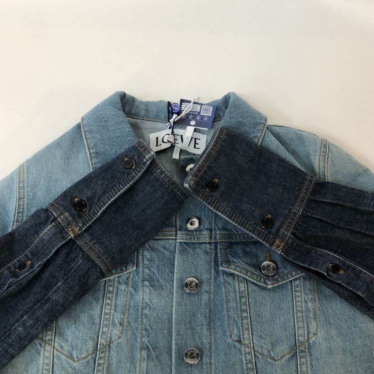 Loewe Loewe Contrast Denim Jacket Size 36 Size XS / US 0-2 / IT 36-38 - 10 Thumbnail