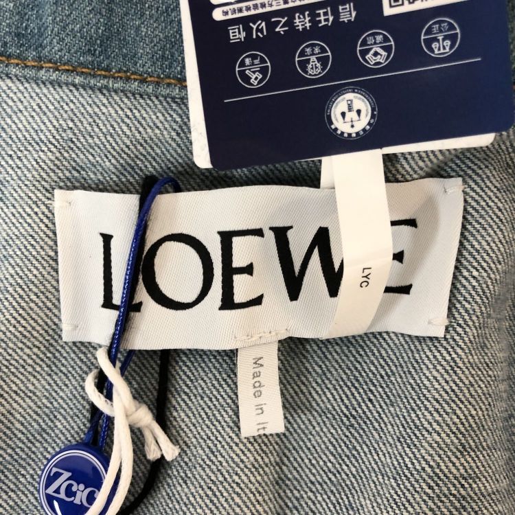 Loewe Loewe Contrast Denim Jacket Size 36 Size XS / US 0-2 / IT 36-38 - 3 Thumbnail
