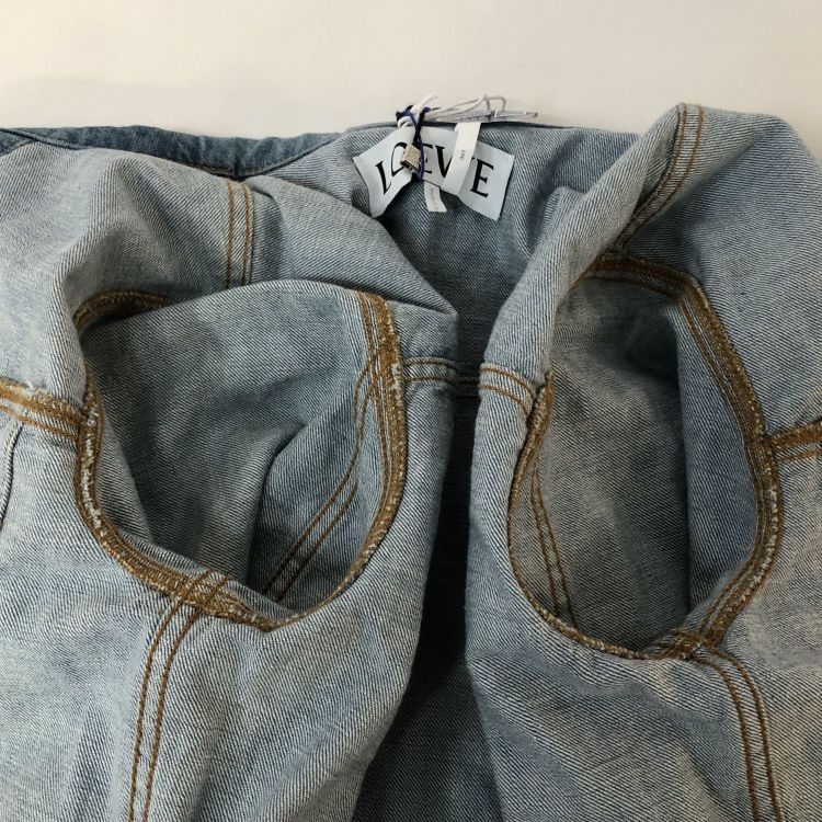 Loewe Loewe Contrast Denim Jacket Size 36 Size XS / US 0-2 / IT 36-38 - 9 Thumbnail