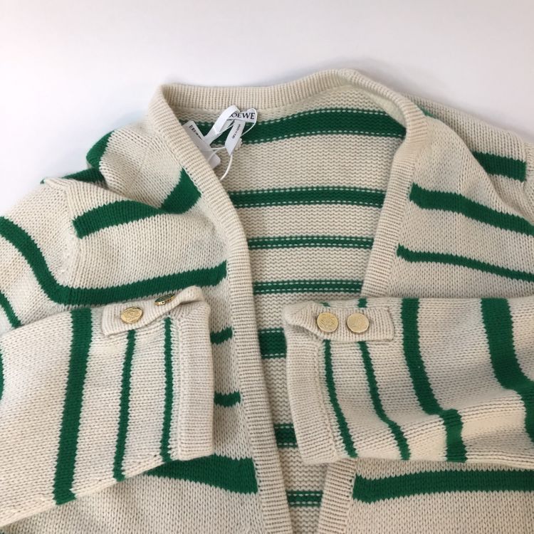 Loewe Loewe Striped Cashmere Cardigan Size S Size US S / EU 44-46 / 1 - 11 Thumbnail
