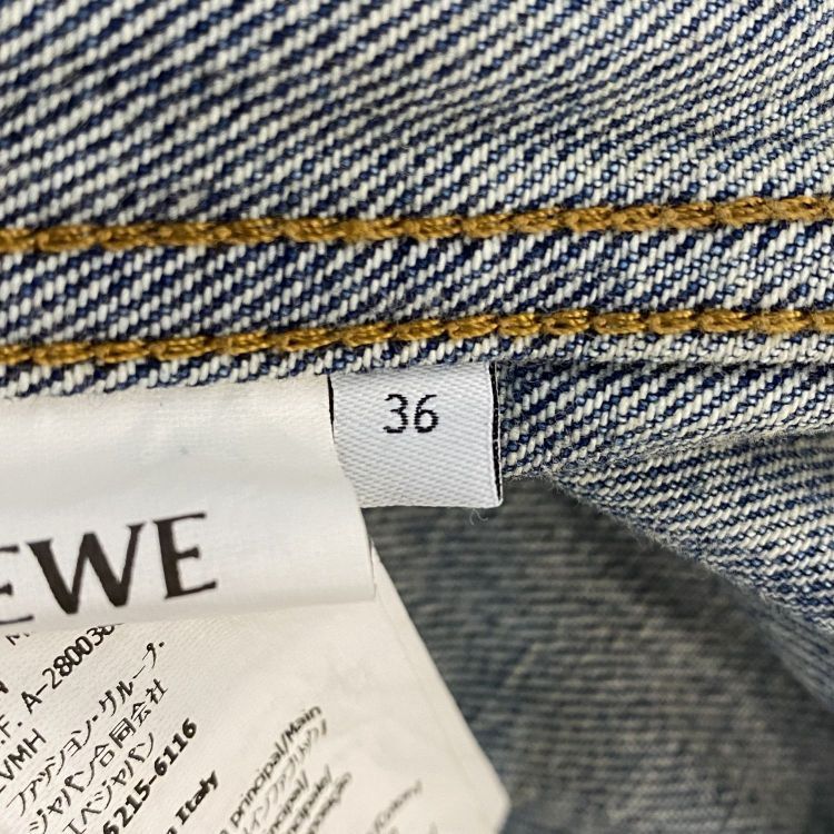 Loewe Loewe Zip-Up Denim Jacket Size 36 Size XS / US 0-2 / IT 36-38 - 5 Thumbnail