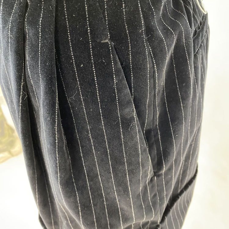 Miu Miu Miu Miu Pinstripe Crystal Buckle Shorts Size 42 Size 28" / US 6 / IT 42 - 8 Thumbnail