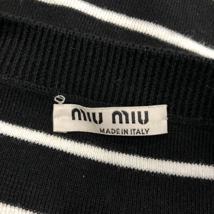 Miu Miu Miu Miu Striped Knit Dress Size 36 Size XS / US 0-2 / IT 36-38 - 3 Thumbnail