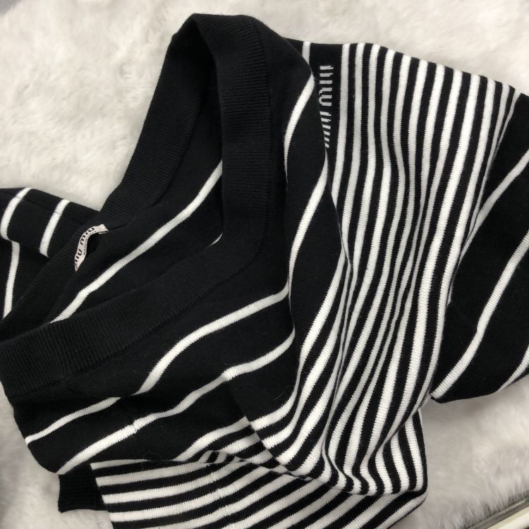 Miu Miu Miu Miu Striped Knit Dress Size 36 Size XS / US 0-2 / IT 36-38 - 9 Thumbnail
