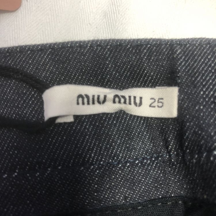 Miu Miu Miu Miu Denim Pants Size 25 Size 25" / US 0 / IT 36 - 3 Thumbnail
