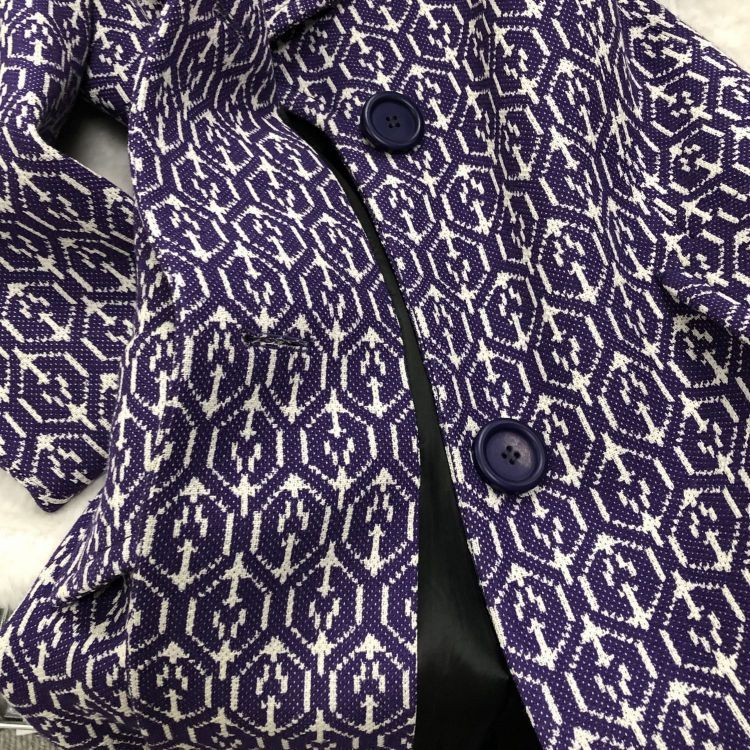 Miu Miu Miu Miu Patterned Wool Coat Size 38 Size XS / US 0-2 / IT 36-38 - 8 Thumbnail