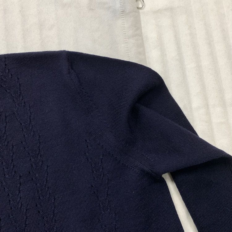 Miu Miu Miu Miu Navy Virgin Wool Cardigan Size 38 Size XS / US 0-2 / IT 36-38 - 6 Thumbnail