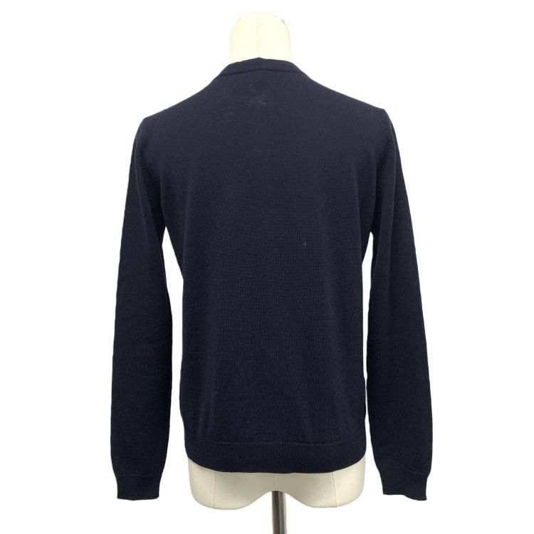 Miu Miu Miu Miu Navy Virgin Wool Cardigan Size 38 Size XS / US 0-2 / IT 36-38 - 2 Thumbnail