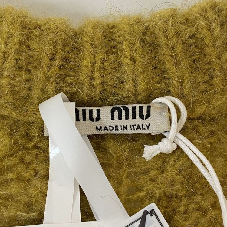Miu Miu Miu Miu Cable Knit Ruffle Sweater Size 36 Size XS / US 0-2 / IT 36-38 - 3 Thumbnail