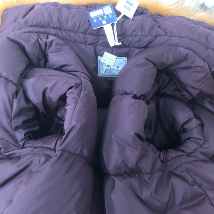 Miu Miu Miu Miu Fur Hood Down Jacket Size 40 Size S / US 4 / IT 40 - 10 Thumbnail