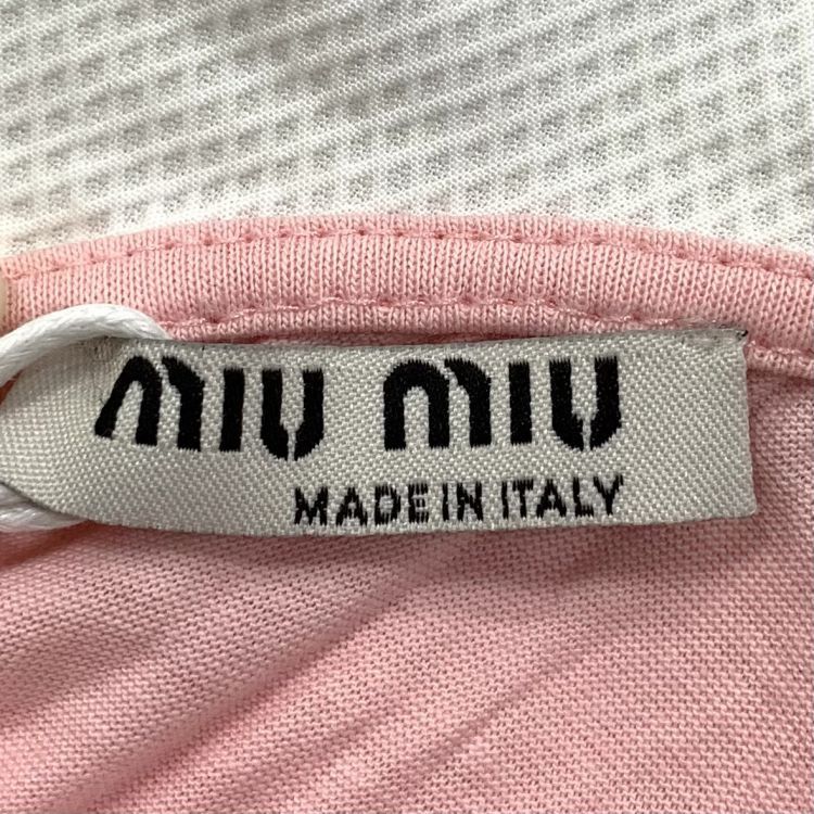 Miu Miu Miu Miu Pink Collared T-Shirt Size XS Size XS / US 0-2 / IT 36-38 - 3 Thumbnail