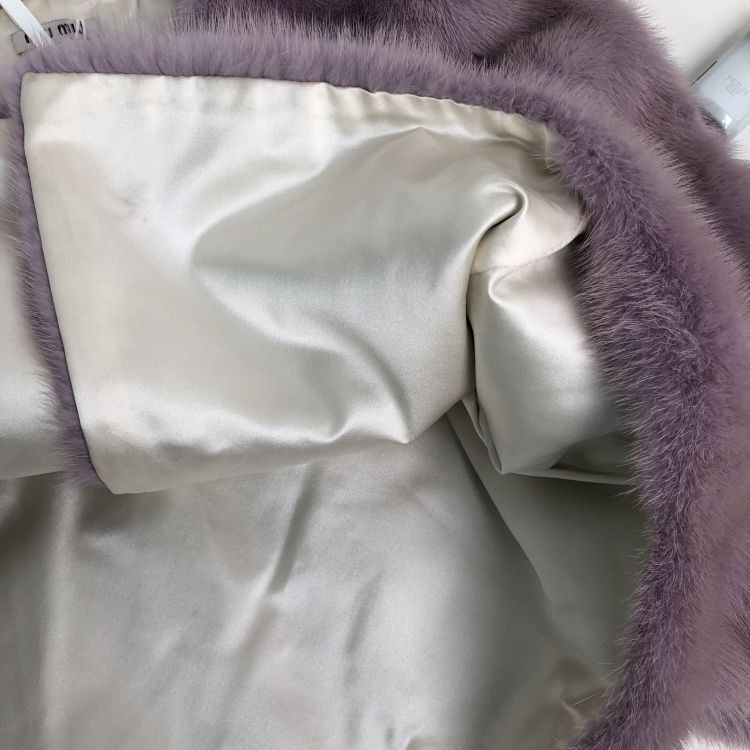 Miu Miu Miu Miu Purple Mink Fur Coat Size 40 Size S / US 4 / IT 40 - 9 Thumbnail