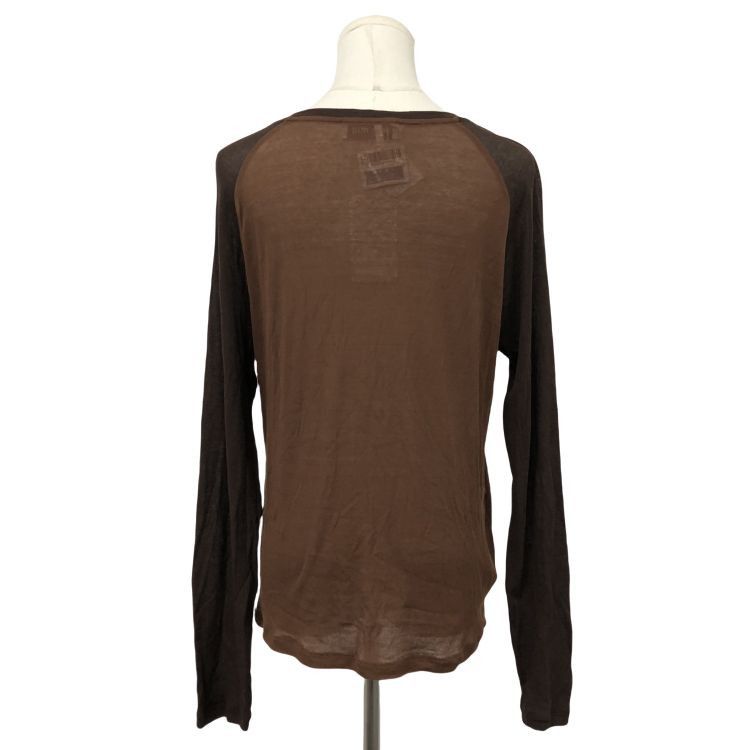 Miu Miu Miu Miu Brown Logo Patch Long Sleeve T-Shirt Size S Size S / US 4 / IT 40 - 2 Thumbnail