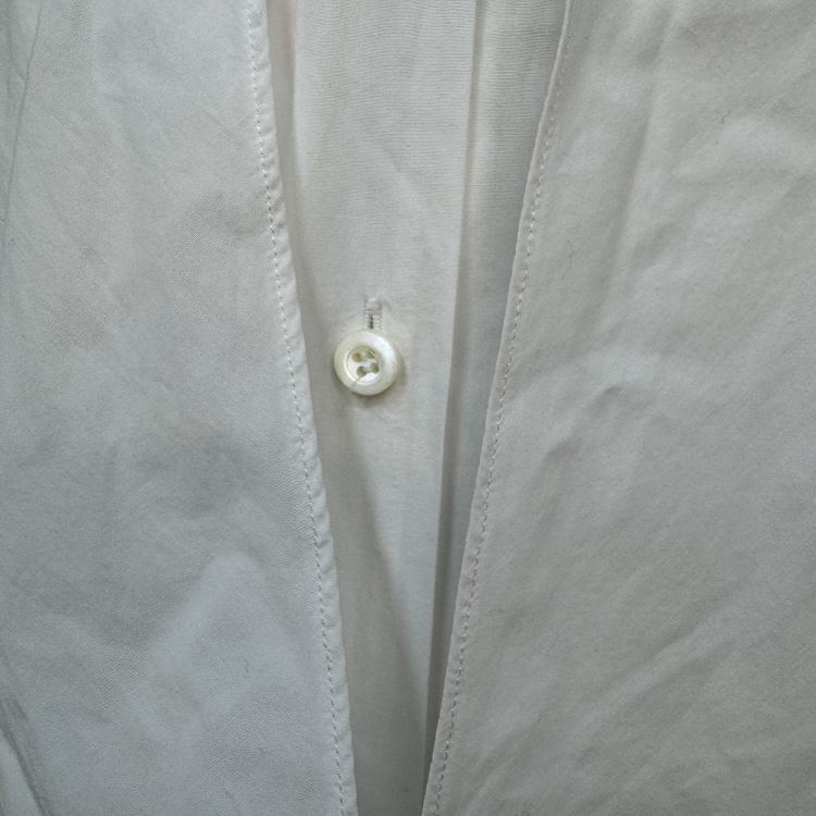 Prada Prada White Cotton Blouse Size 40 Size S / US 4 / IT 40 - 5 Thumbnail