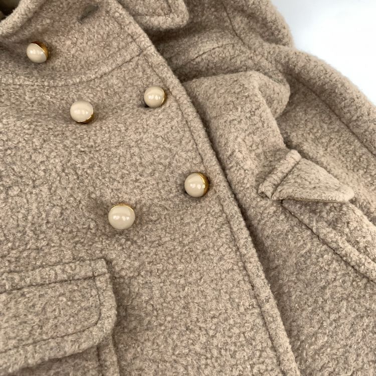 Prada Prada Textured Wool Mohair Blend Coat Beige Size 42 Size M / US 6-8 / IT 42-44 - 6 Thumbnail