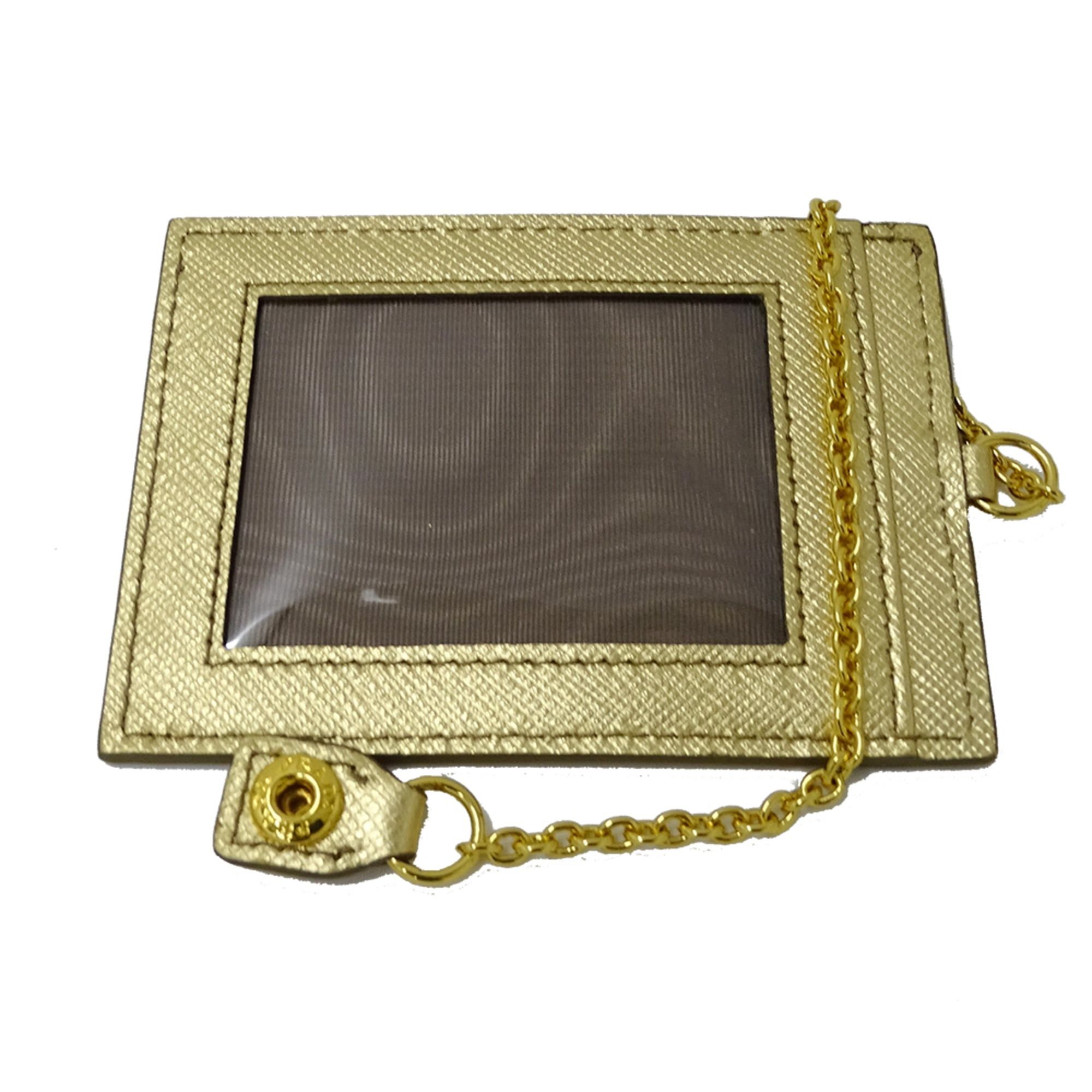 Prada Prada Women's Wallet, Brand Name Long Saffiano Leather, Metal, Gold, 1MH132 Size ONE SIZE - 8 Thumbnail