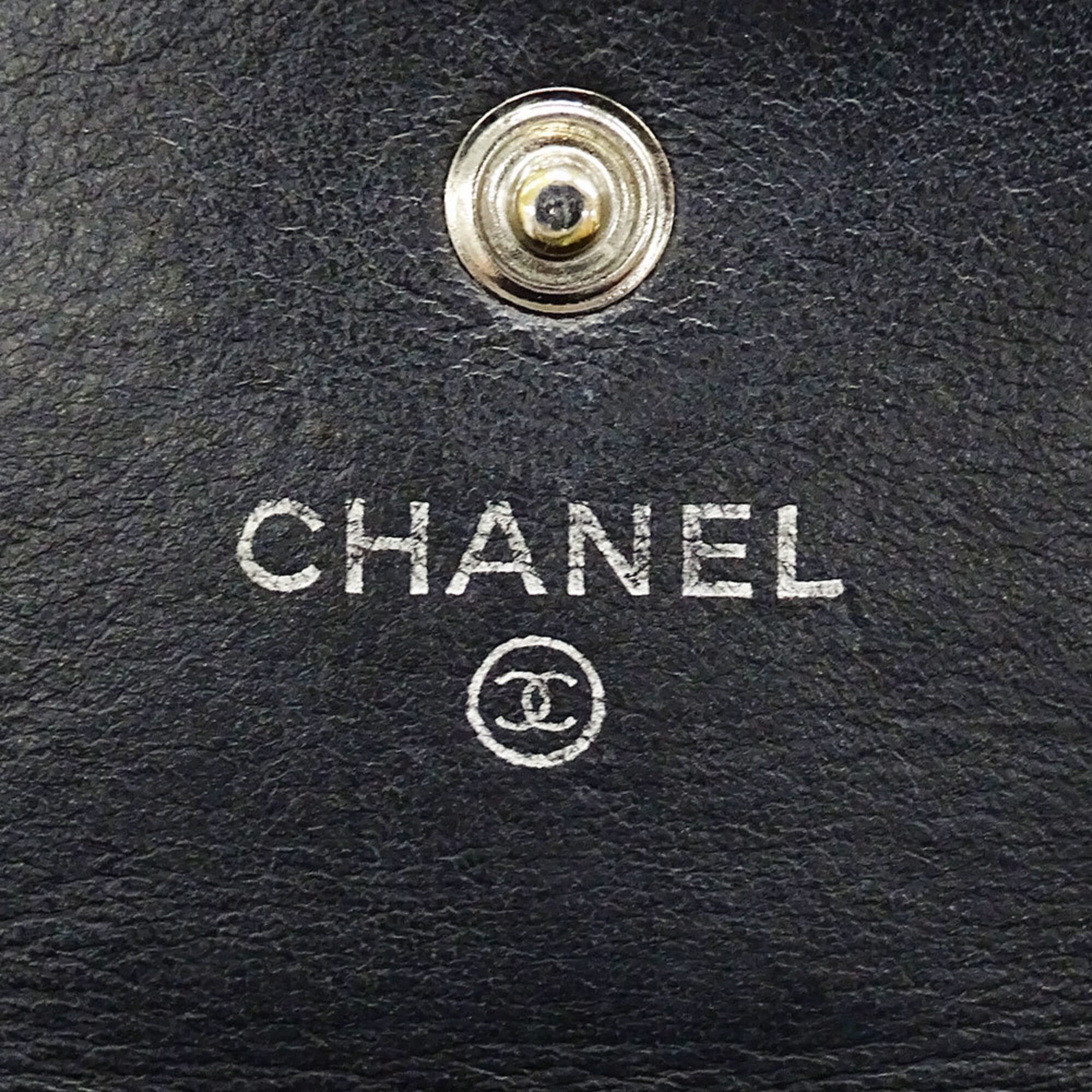 Chanel Chanel Women's Wallet, Brand Name Long Leather, Black, Silver Hardware, Flap Closure Size ONE SIZE - 7 Thumbnail