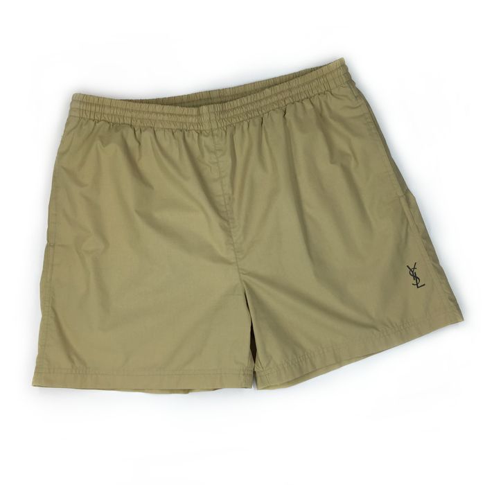 Ysl Pour Homme Yves Saint Laurent Pour Homme (YSL) Logo Brown Swim