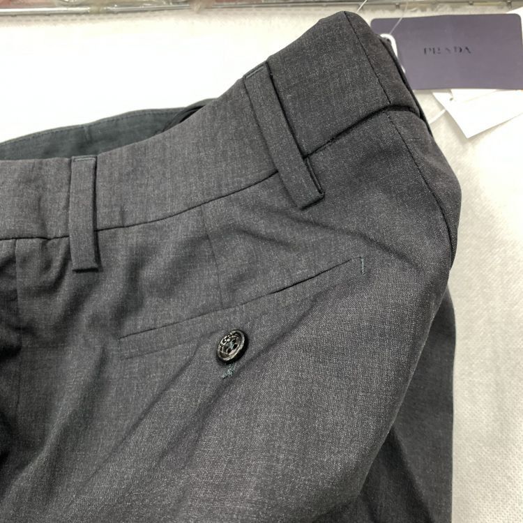 Prada Prada Wool Wide Leg Pants Size 38 Size 26" / US 2 / IT 38 - 8 Thumbnail