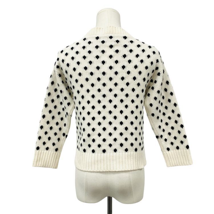 Prada Prada Polka Dot Virgin Wool Cashmere Sweater Size 36 Size XS / US 0-2 / IT 36-38 - 2 Thumbnail