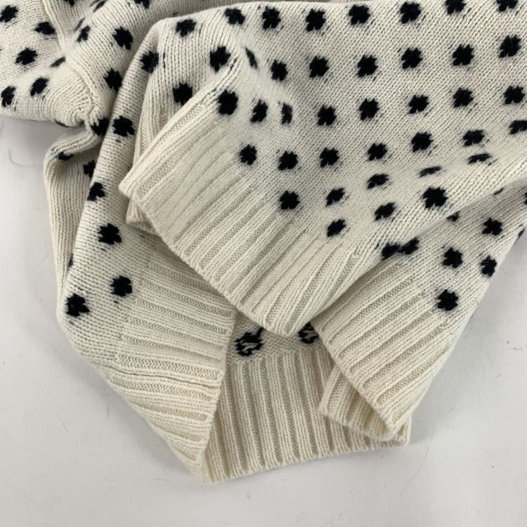 Prada Prada Polka Dot Virgin Wool Cashmere Sweater Size 36 Size XS / US 0-2 / IT 36-38 - 7 Thumbnail
