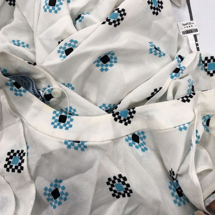 Prada Prada Geometric Print Viscose Midi Dress Size 42 Size M / US 6-8 / IT 42-44 - 6 Thumbnail