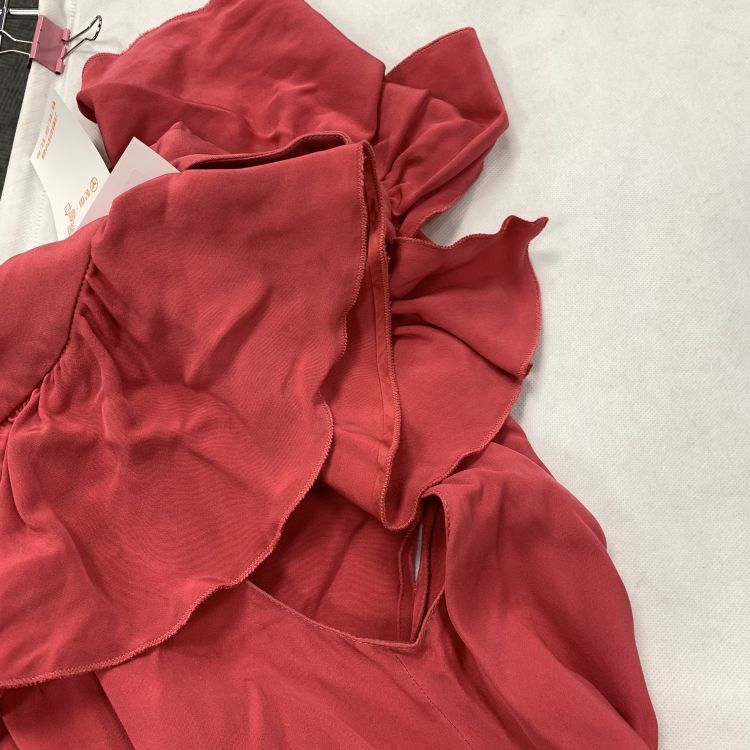 Prada Prada Silk Ruffle Blouse Size S Size S / US 4 / IT 40 - 5 Thumbnail