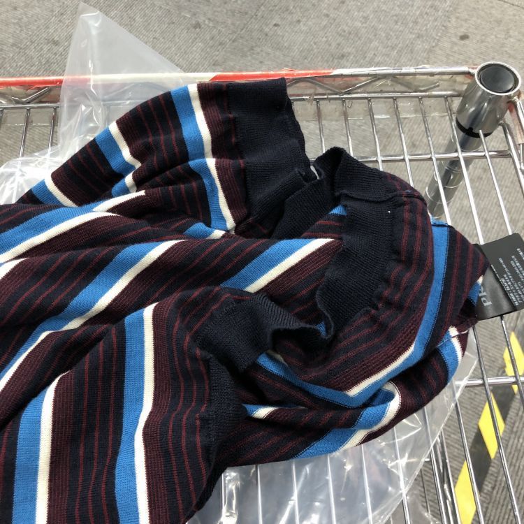 Prada Prada Striped Wool Polo Size M Size US M / EU 48-50 / 2 - 7 Thumbnail