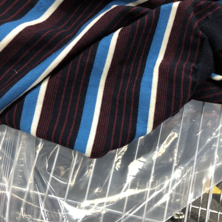 Prada Prada Striped Wool Polo Size M Size US M / EU 48-50 / 2 - 8 Thumbnail