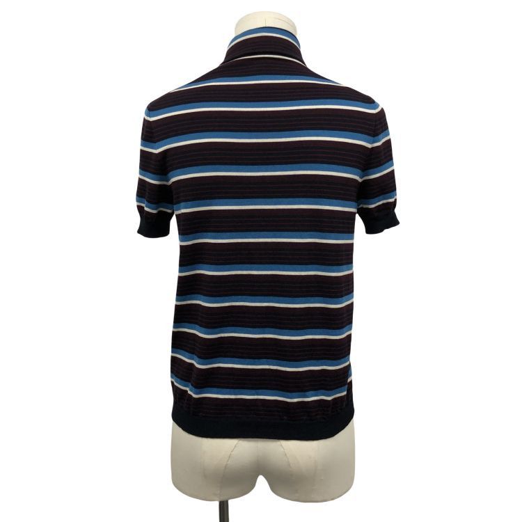 Prada Prada Striped Wool Polo Size M Size US M / EU 48-50 / 2 - 2 Thumbnail