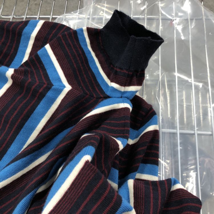 Prada Prada Striped Wool Polo Size M Size US M / EU 48-50 / 2 - 5 Thumbnail