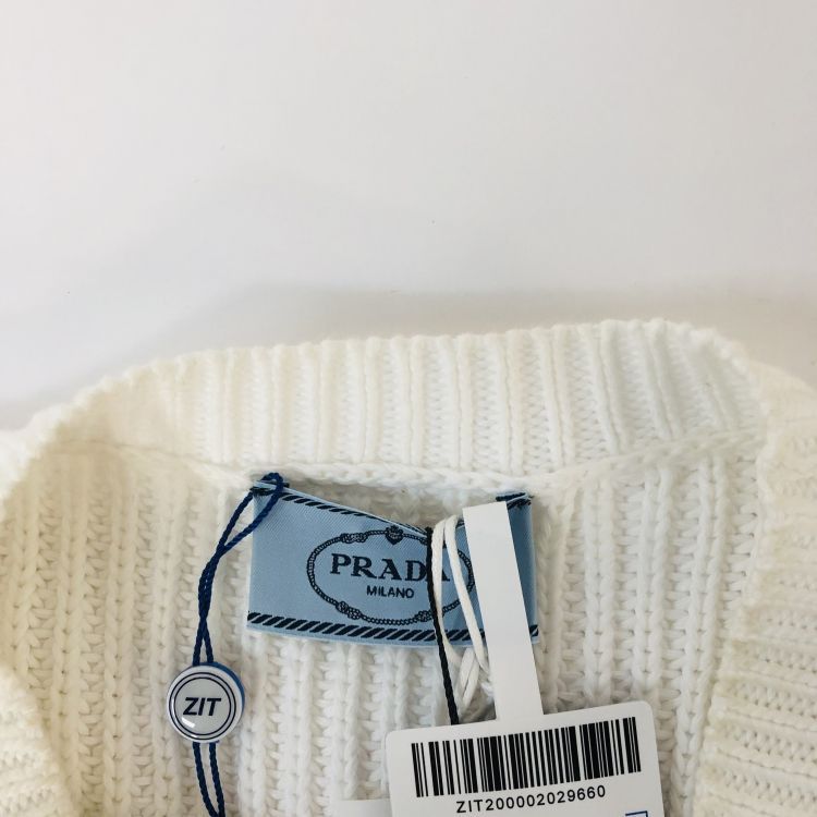 Prada Prada Logo Graphic Knit Sweater Size 42 Size M / US 6-8 / IT 42-44 - 3 Thumbnail