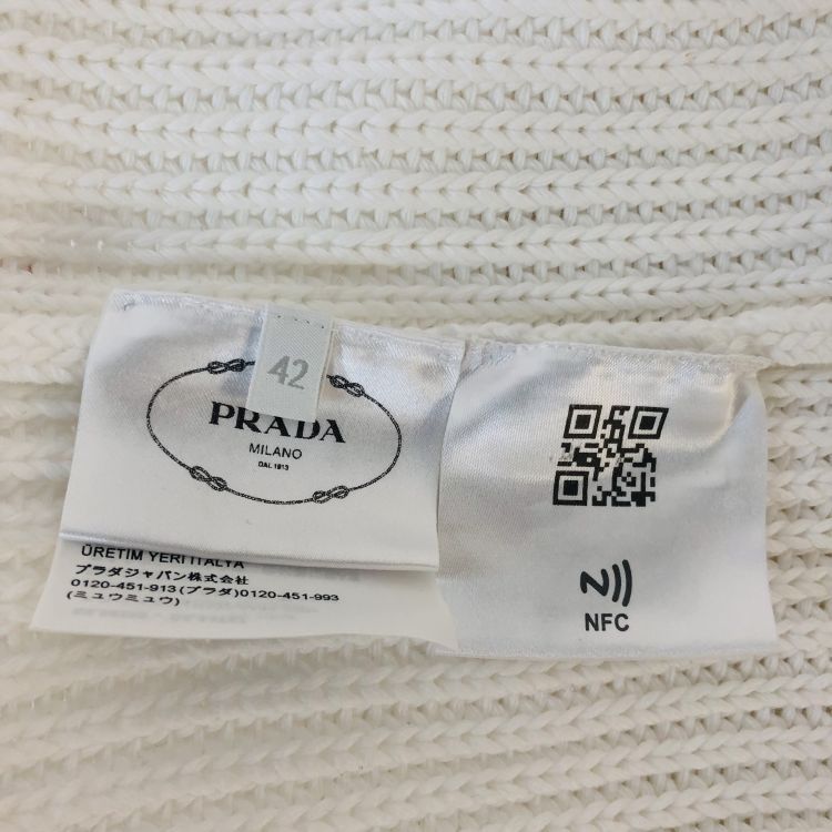 Prada Prada Logo Graphic Knit Sweater Size 42 Size M / US 6-8 / IT 42-44 - 4 Thumbnail