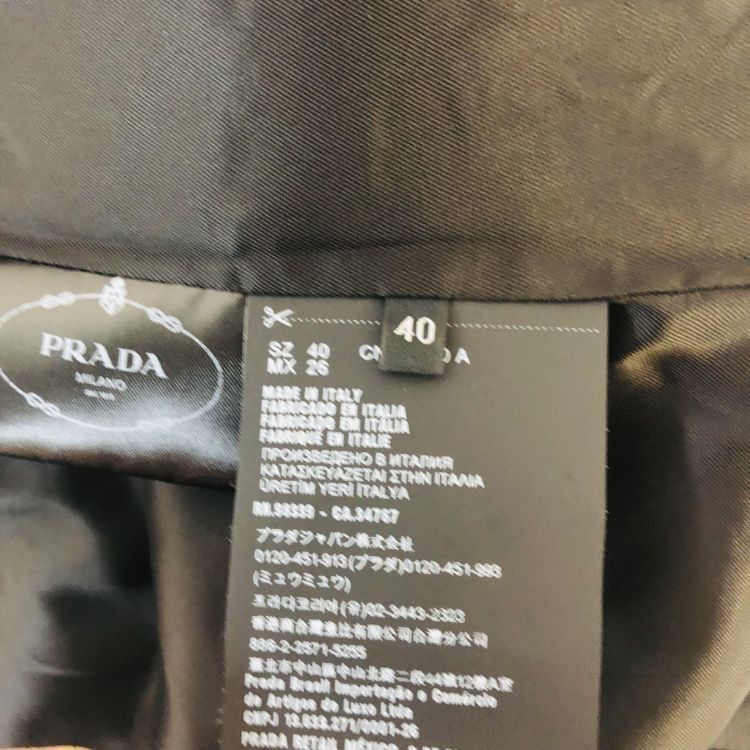 Prada Prada Gray Wrap Pleated Blazer Size 40 Size S / US 4 / IT 40 - 4 Thumbnail