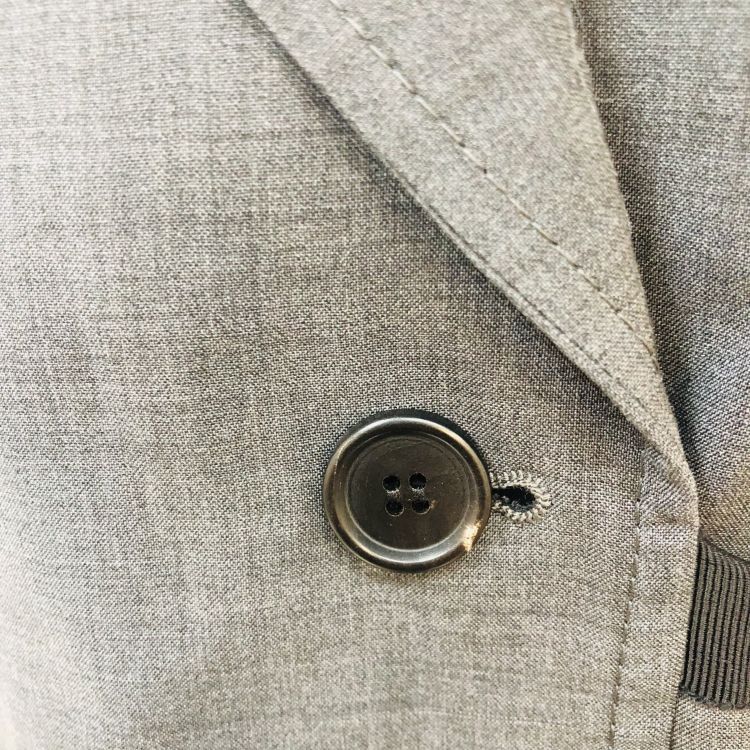Prada Prada Gray Wrap Pleated Blazer Size 40 Size S / US 4 / IT 40 - 6 Thumbnail