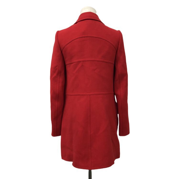 Prada Prada Red Wool Coat Size 42 Size M / US 6-8 / IT 42-44 - 2 Thumbnail
