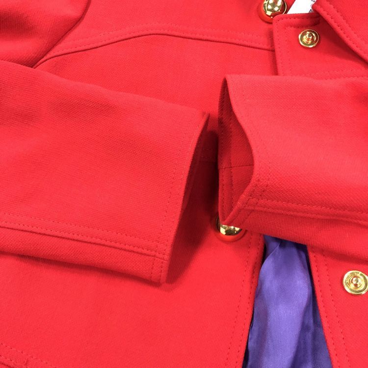 Prada Prada Red Wool Coat Size 42 Size M / US 6-8 / IT 42-44 - 7 Thumbnail