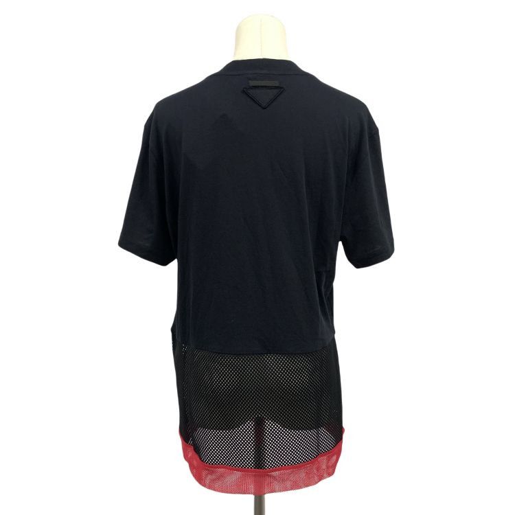 Prada Prada Mesh Detail T-Shirt Size L Size US L / EU 52-54 / 3 - 2 Thumbnail
