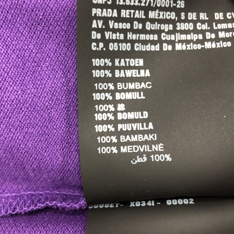 Prada Prada Purple Polo Shirt Size XXL Size US XXL / EU 58 / 5 - 5 Thumbnail