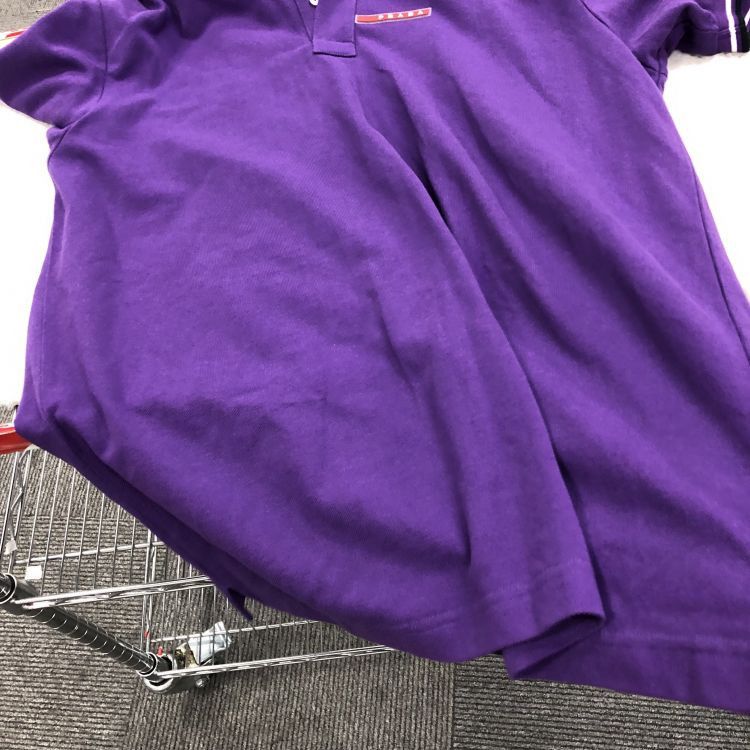 Prada Prada Purple Polo Shirt Size XXL Size US XXL / EU 58 / 5 - 9 Thumbnail