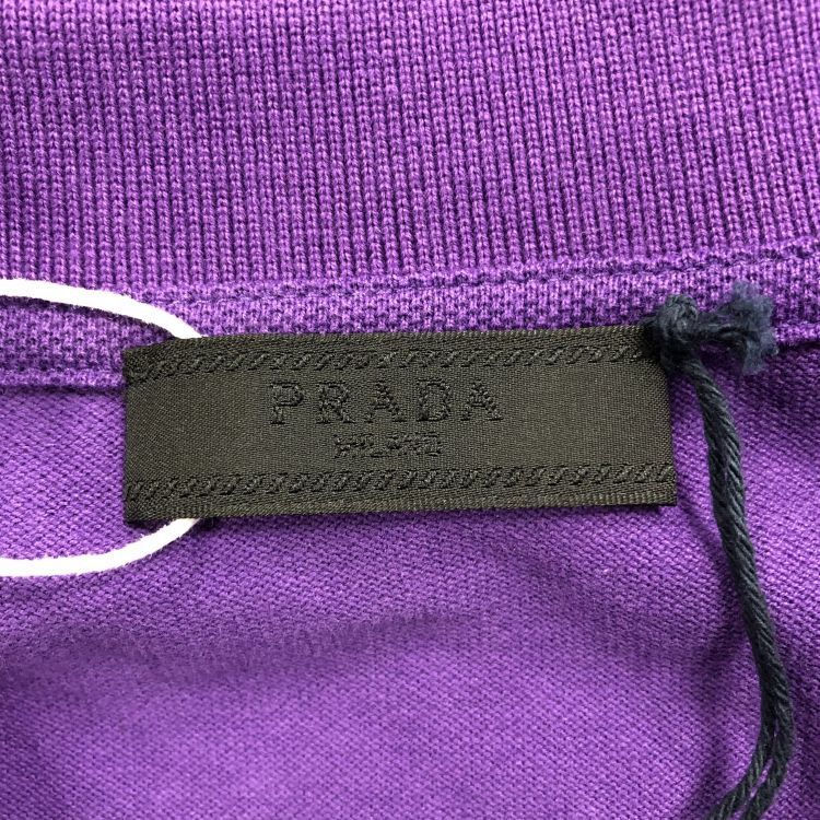 Prada Prada Purple Polo Shirt Size XXL Size US XXL / EU 58 / 5 - 3 Thumbnail