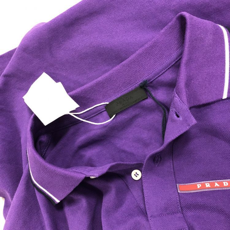 Prada Prada Purple Polo Shirt Size XXL Size US XXL / EU 58 / 5 - 7 Thumbnail