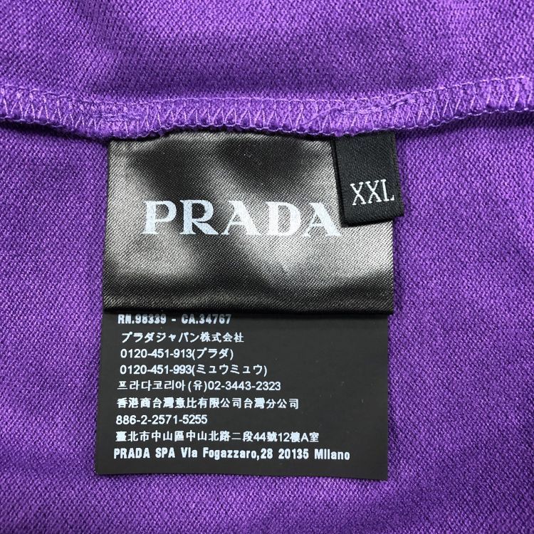 Prada Prada Purple Polo Shirt Size XXL Size US XXL / EU 58 / 5 - 4 Thumbnail